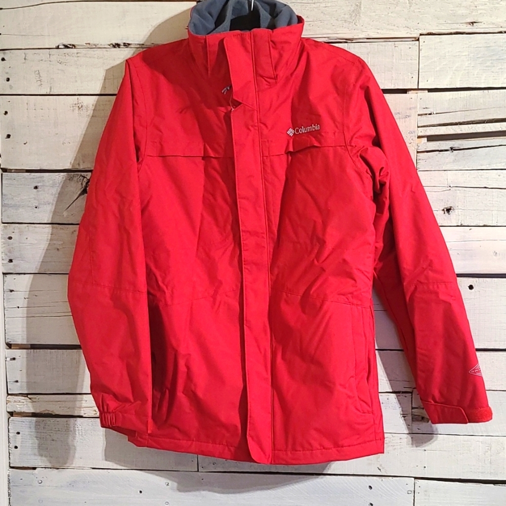 New Columbia Men's Red Winter Jacket